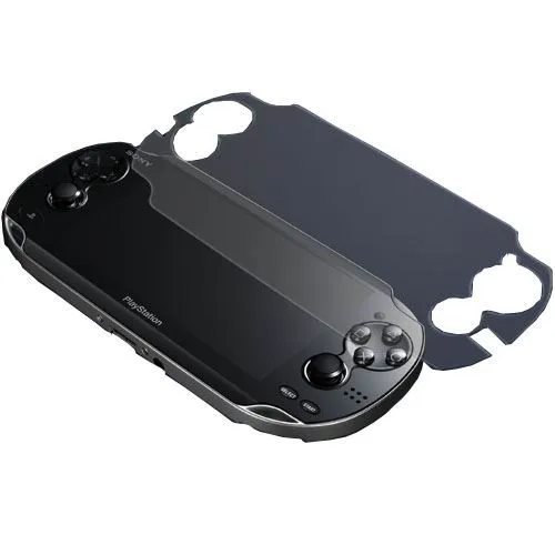 2х сверхпрозрачная Защитная пленка для экрана ЖК консоли Sony PS Vita PSV|skin clear|sony consoleskin