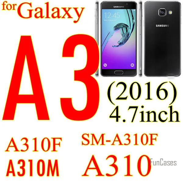 0,3 мм 9 H для экрана из закаленного стекла для Samsung Galaxy A3 A5 A7 J1 J5 J7 S3 S4 S5 S6 S7 A8 A9 Экран защитный vidro ВАСО verrre защитное стекло - Цвет: A310