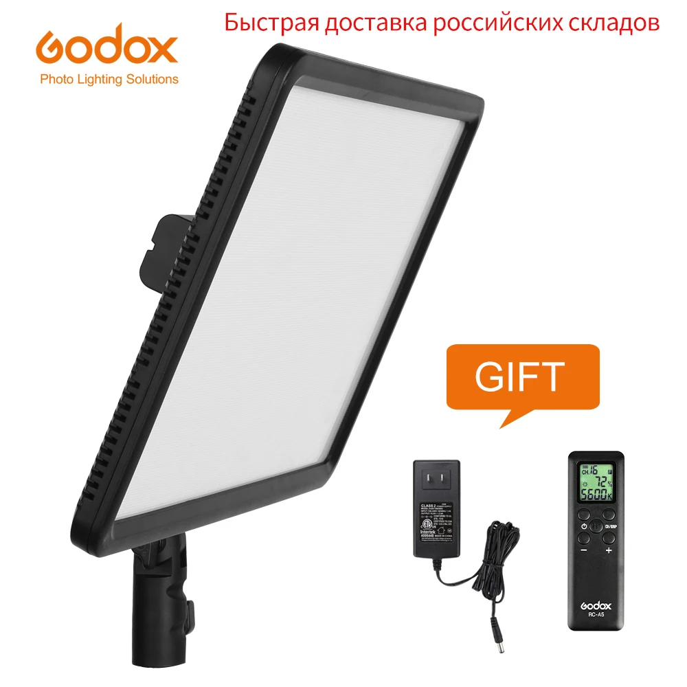 GODOX светодиодный P260C ультратонкий 30 Вт 3300-5600k светодиодный видео светильник Панель лампа для однообъективных цифровых зеркальных фотокамер Камера студийный фон для фотосъемки