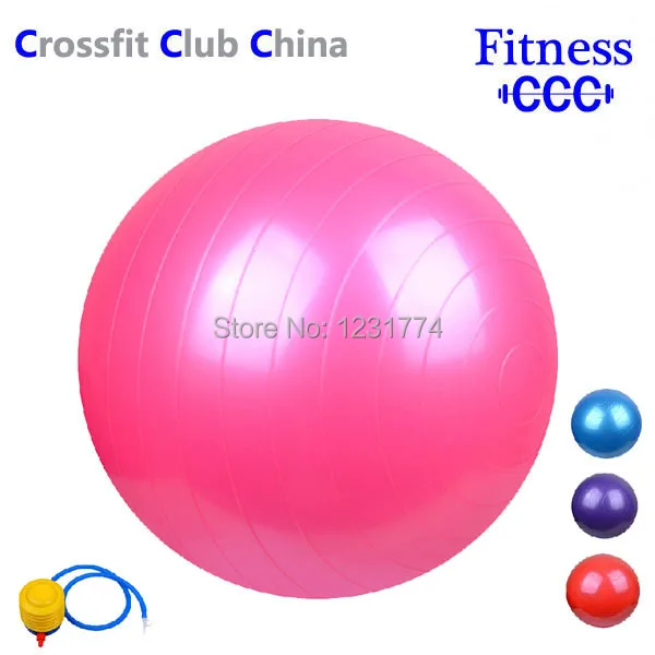 75 см ( розовый Синий Фиолетовый Красный Серый ) йога мяч здоровья баланс пилатес
