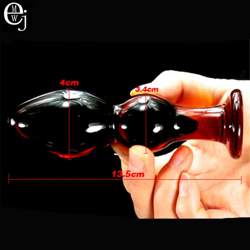 Анальная пробка с большим стеклом интимные игрушки для женщин и мужчин анальная