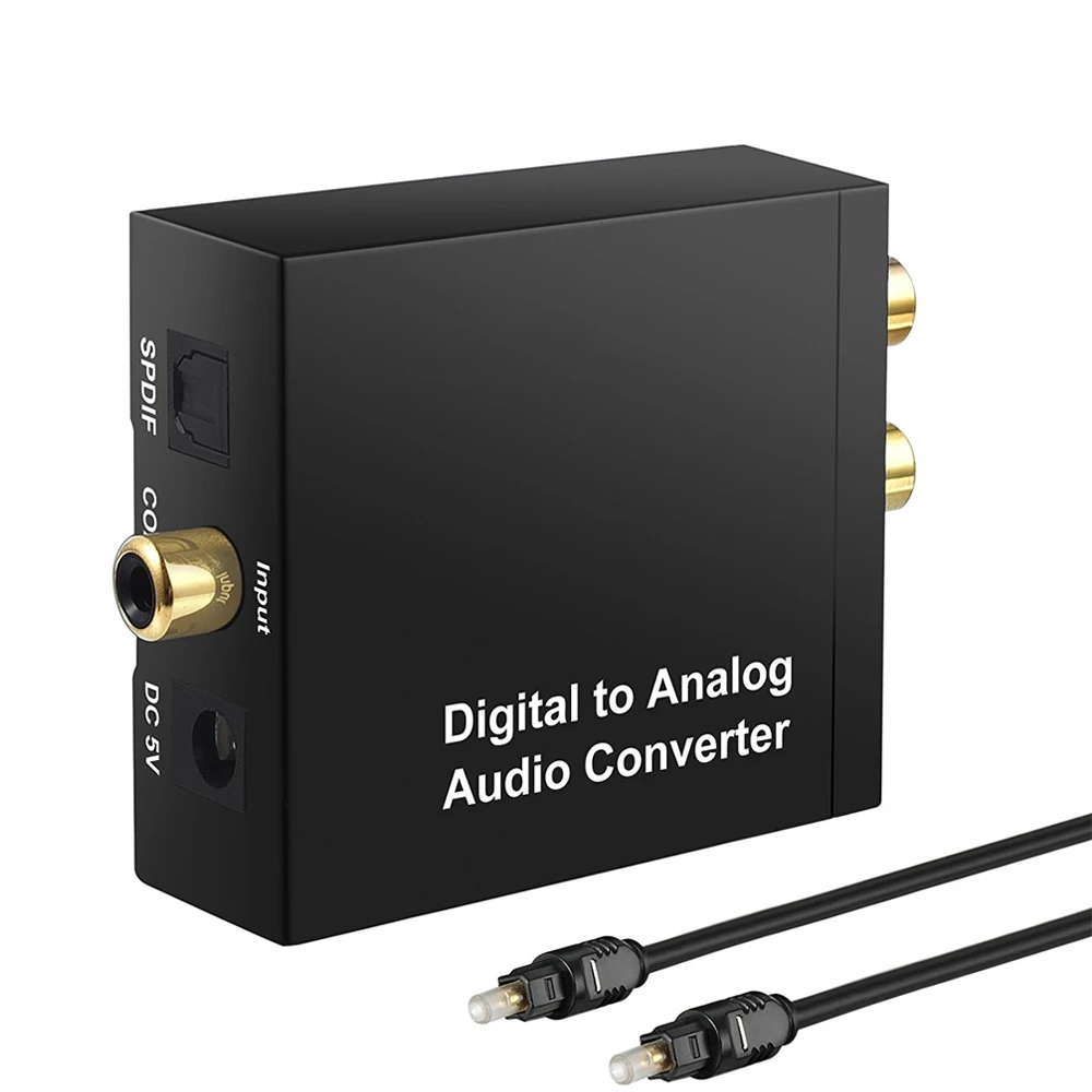 Цифро аналоговый преобразователь DAC цифровой SPDIF Toslink в стерео аудио L/R конвертер