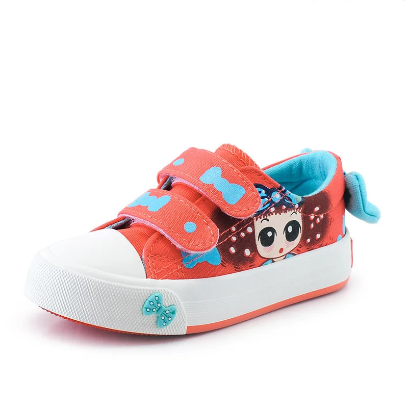 Детские парусиновые туфли CNFSNJ с рисунком для девочек весна-осень 2020 кроссовки из