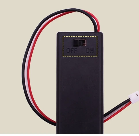 100 шт. держатели батарей 2AAA с разъемом для проверки micro bit bbc | Лампы и освещение