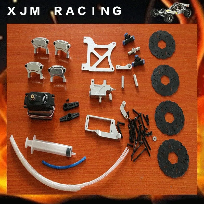 4 колеса гидравлический дисковый тормоз набор для 1/5 HPI Rovan km baja 5b/5 t/5sc части