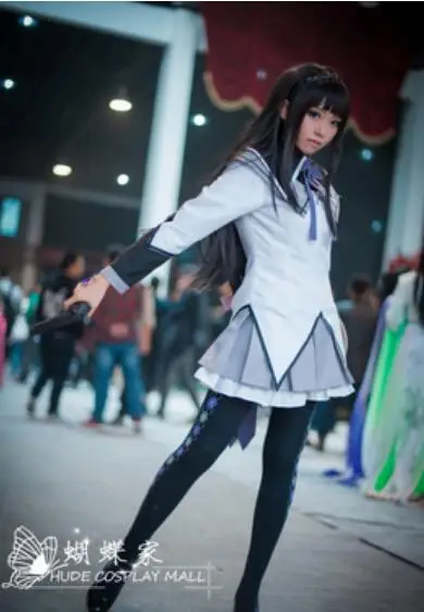 

Puella Magi Madoka Magica Akemi Homura Cosplay Costume