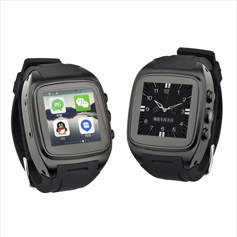 Android Smart часы x01/x02 1.5 дюймов 240*240 IPS Bluetooth SmartWatch С GPS + 3G WiFi GPRS для телефона |