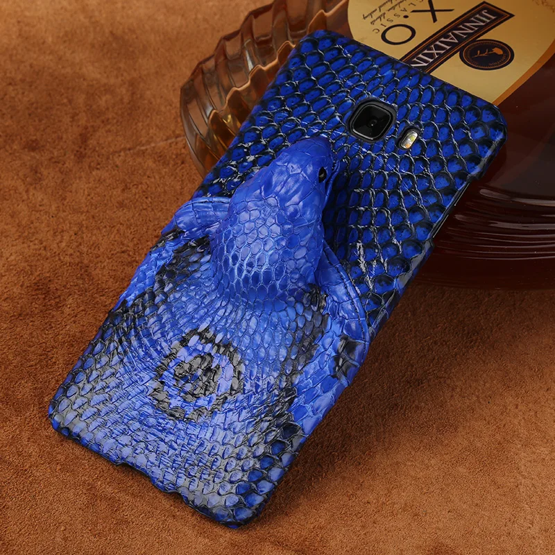 Чехол-накладка wangcangli для Samsung Galaxy C9 Pro с изображением головы змеи | Мобильные