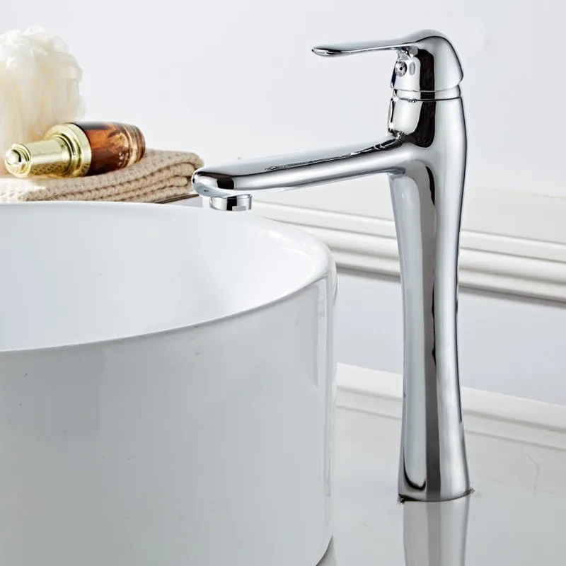 Новое поступление хромированный кран с водопадом латунный для ванной комнаты