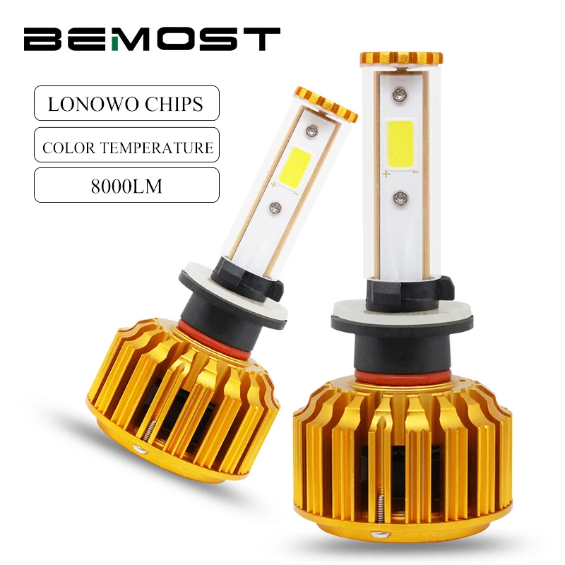 Bemost K6 880 881 H27 автомобилей супер яркий светодиодный Фары для авто 60 Вт 8000lm