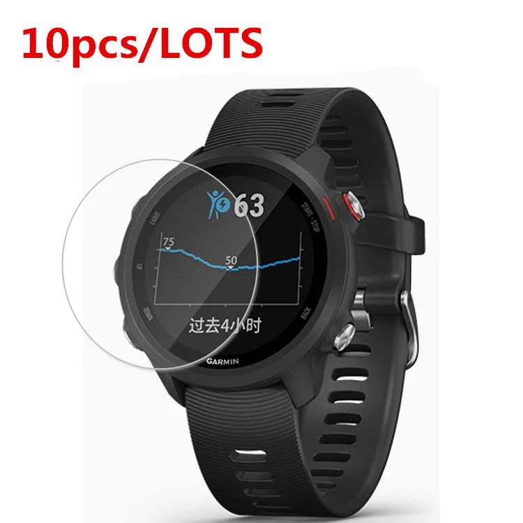 10 шт. протектор экрана из закаленного стекла для Garmin Forerunner 245 245 м Смарт-часы Полное покрытие защитная пленка