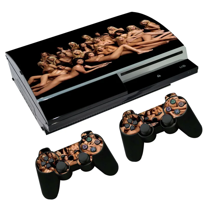 Сексуальная леди женщина девушка кожа Наклейка для PS3 Fat playstation 3 консоль и контроллеры для PS3 Fat Skins Наклейка виниловая