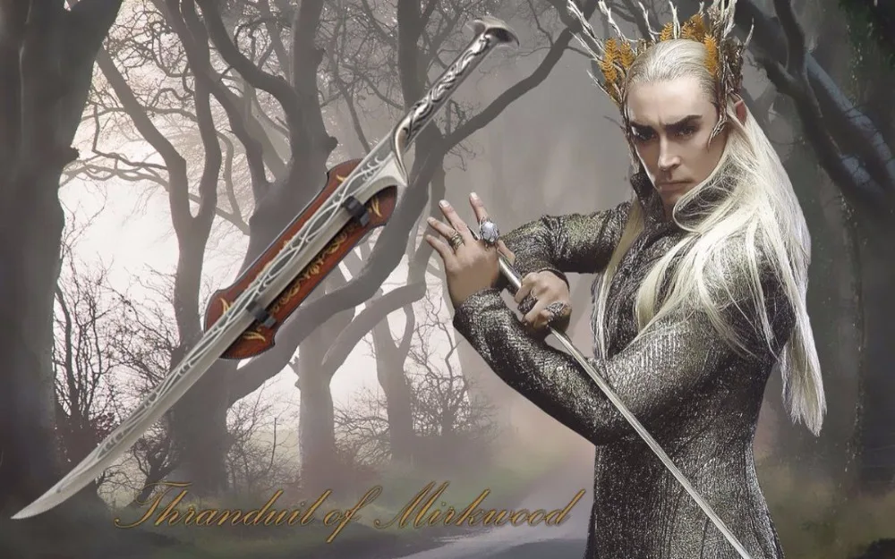 Ручной работы одежда высшего качества Хоббит Thranduil эльфийский король
