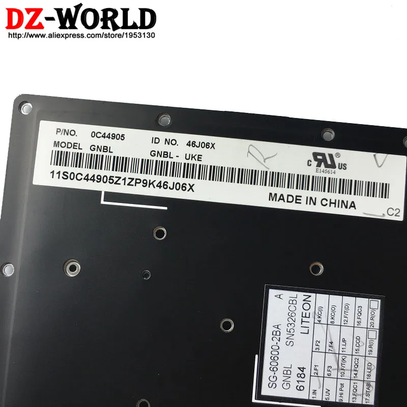 Новая Оригинальная английская клавиатура с подсветкой для IBM Lenovo Thinkpad S5 S531 S540