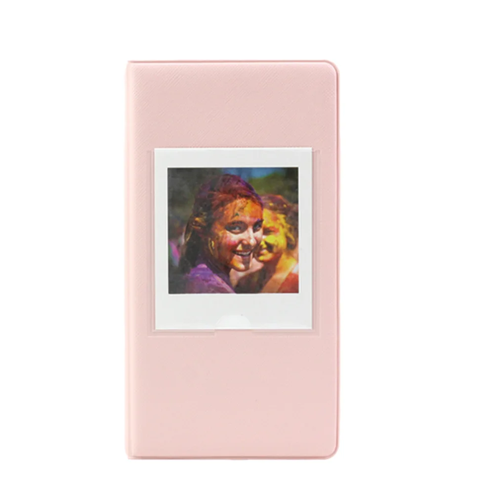 64p Pink Album Квадратный фотоальбом цветная книга/настенный альбом/наклейки для пленочной бумаги Fujifilm Instax SQ6 SQ10 SQ20 камера и поделиться SP-3 принтер - Цвет: 64p Pink Album