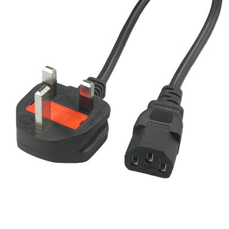 Великобритания, Сингапур, Малайзия, удлинитель кабеля, шнур, британский кабель, адаптер шнура, вилка Великобритании к IEC320 C13 для зарядного устройства для ноутбука, 1,5 м, 5 футов