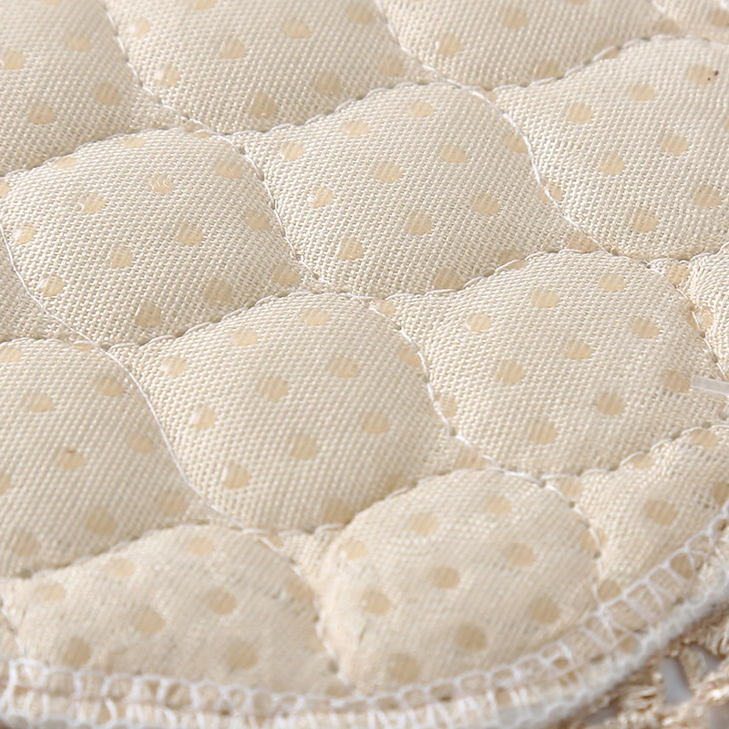 Кухонная Рождественская салфетка под приборы кружевной вышитый Коврик для