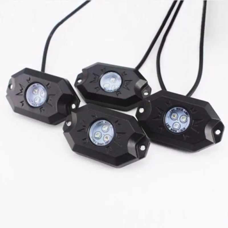 4 X стручки Музыка Мини Bluetooth RGB светодиодный Рок н светильник для внедорожника DRL