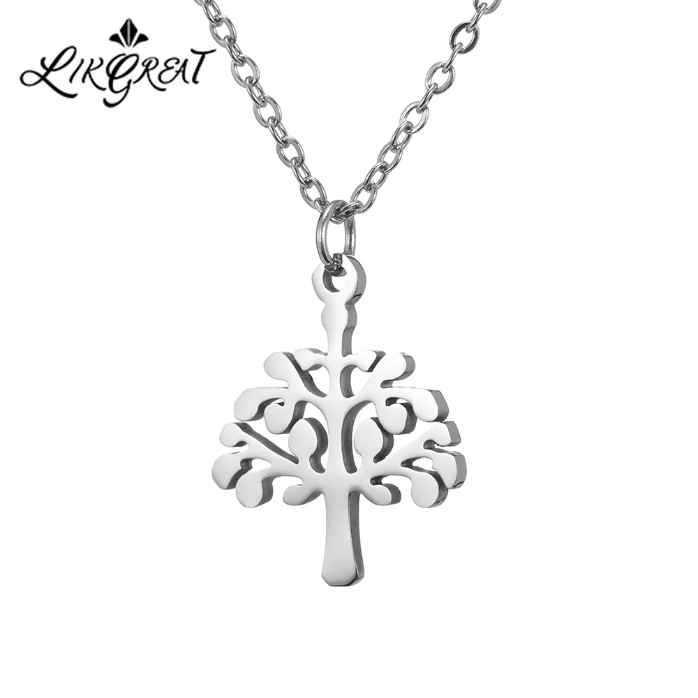 LIKGREAT искусственное дерево жизни Простые Модные украшения из нержавеющей стали