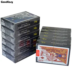 12 decks Бесплатная доставка 100% Пластик Набор Игральных Карт Водонепроницаемый прочный техасский холдем покер карты Пластик вывеска Indoor Board игра