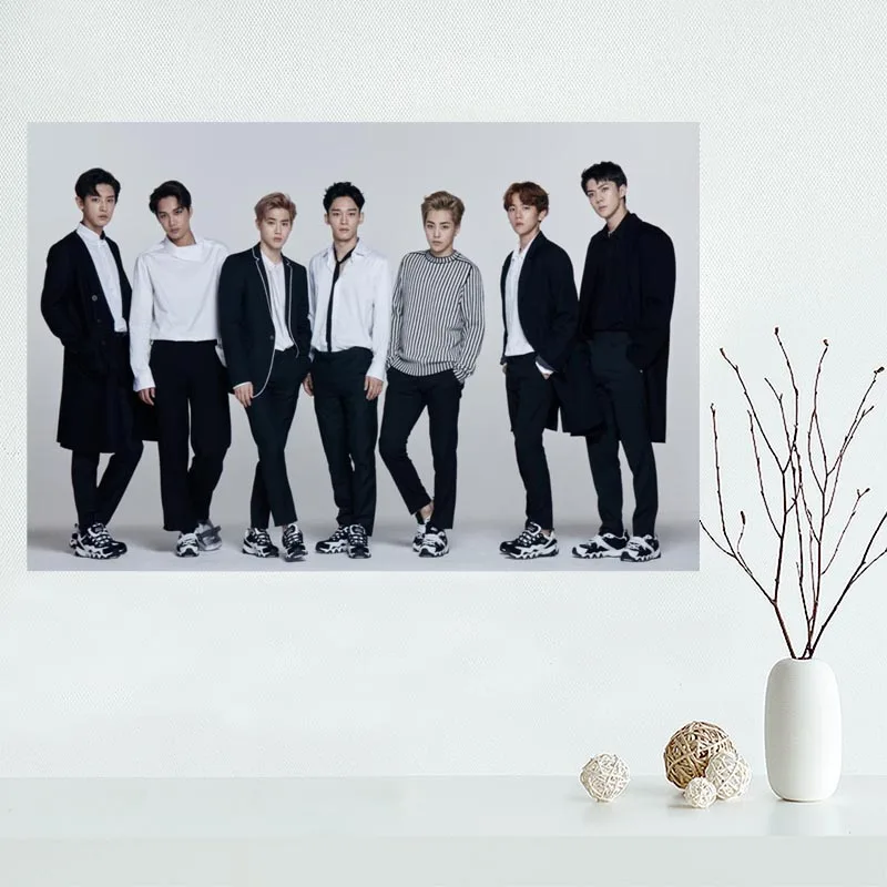 Exo пользовательские холст постер украшение дома Ткань Холст Картина стене плакат