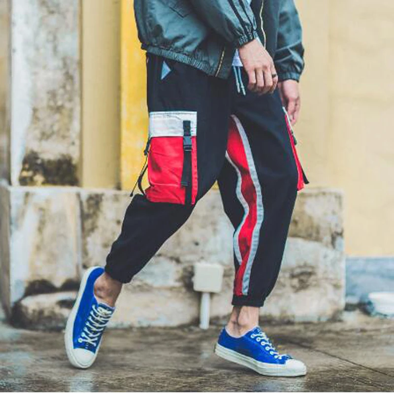 Мужские спортивные штаны в стиле хип-хоп с камуфляжным принтом повседневные