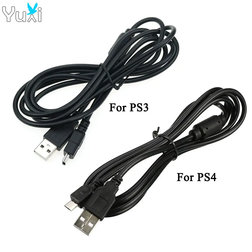 USB кабель YuXi 1 8 м с магнитным кольцом для беспроводного контроллера Sony Playstation 3 PS3 4