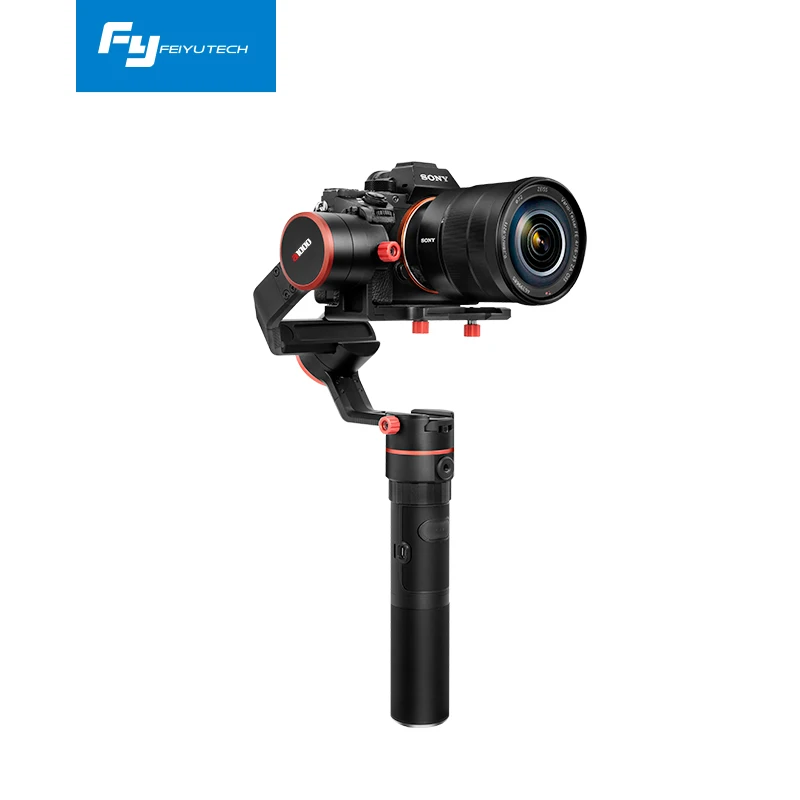 Feiyu A1000 3-осевой шарнирный стабилизатор для DSLR камеры двойной ручной захват a6500 a6300