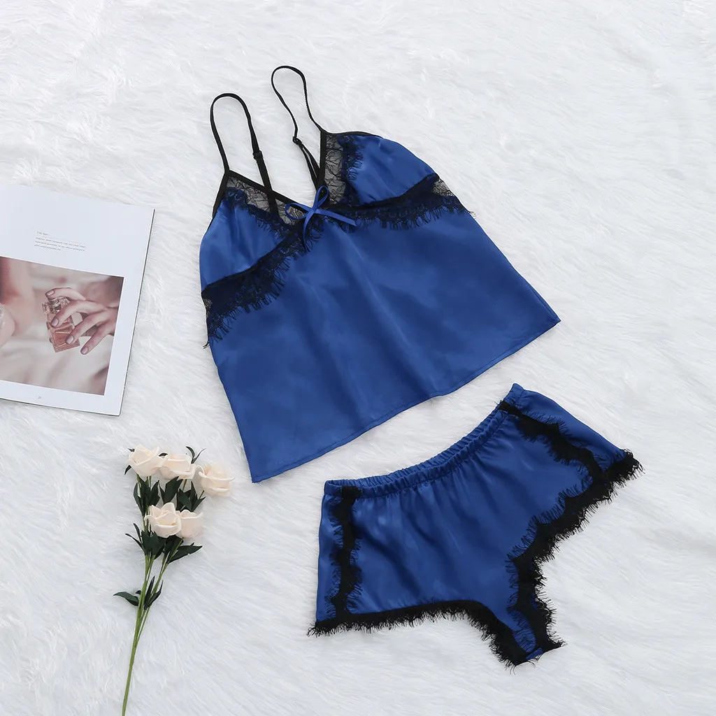 Женское нижнее белье Babydoll G String размера плюс ночное комплект из 2 предметов