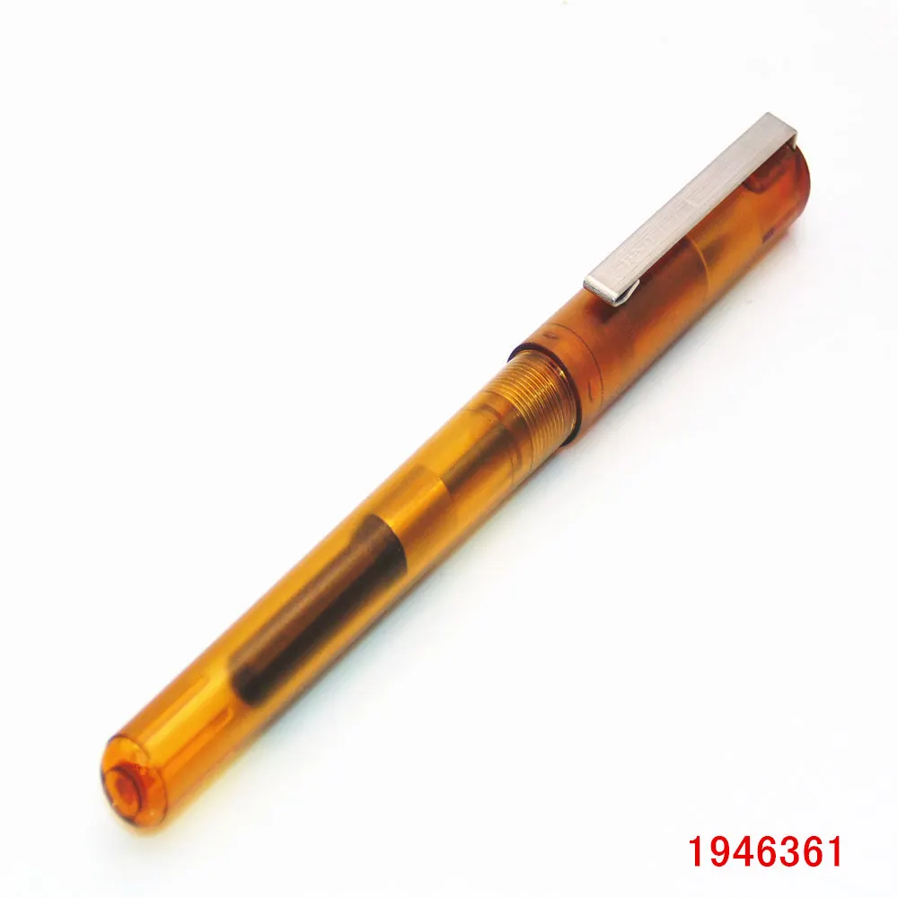JINHAO 991 прозрачная перьевая ручка кофейного цвета новые студенческие Детские