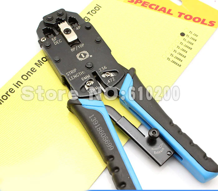 4 в 1 Многофункциональный инструмент RJ48 RJ45 RJ11 RJ12 провода обжимной ПК сети ручной