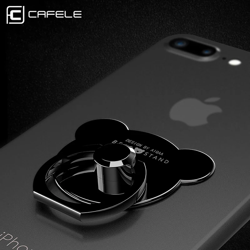 Cafele держатель телефона с кольцом на палец для iphone7 samsung S8 huawei Xiaomi металлический