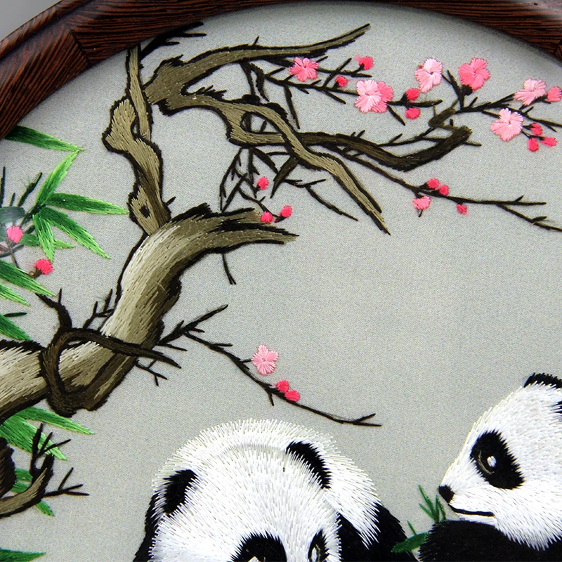 Tangfoo китайская ручная вышивка Сучжоу двусторонняя экрана украшение красивый