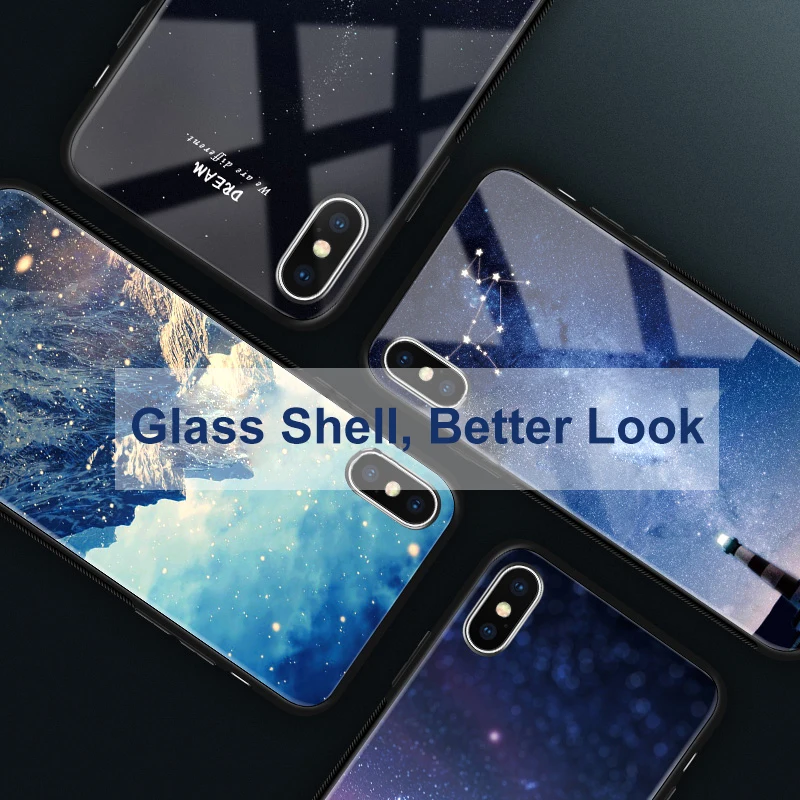 GUSGU 2018 новые чехлы для телефонов iPhone X 5 8 &quotдекорации чехол Жесткий закаленное