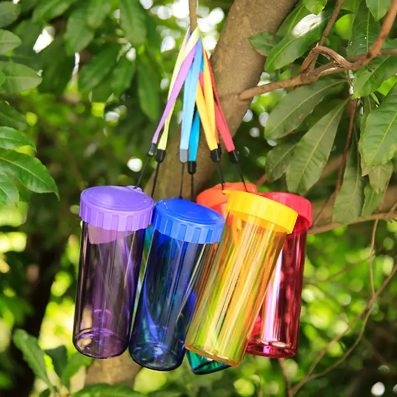 2017 430 мл моя бутылка для воды простая с бутылки на веревке шейкер человек и