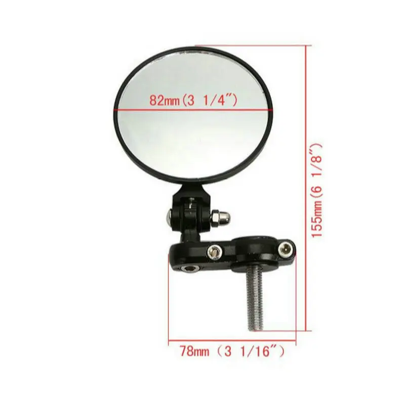 Мотоциклетные круглые складные боковые зеркала заднего вида 7/8 дюйма|cafe racer