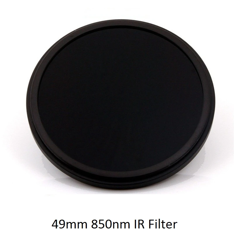 Инфракрасный стеклянный фильтр IR85 49 мм 850nm для объектива камеры|filters for camera|glass