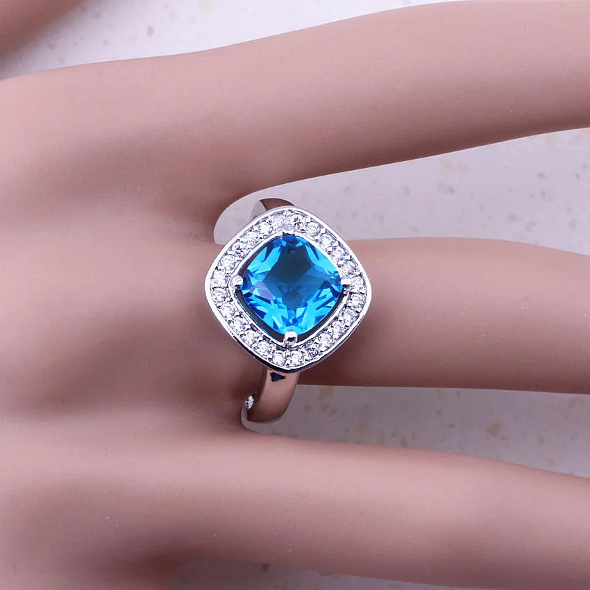 Женский комплект из колье и серёг серебра 925 пробы | Украшения аксессуары