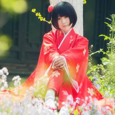 Аниме Gugure! Женский костюм Kokkuri san на Хэллоуин Ichimatsu Kohina японское кимоно|womens costumes
