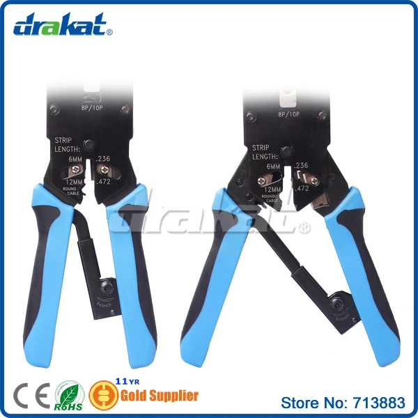 Храповый механизм RJ50 RJ45 RJ11 RJ12 RJ9 RJ10 RJ22 Многофункциональный сетевой инструмент