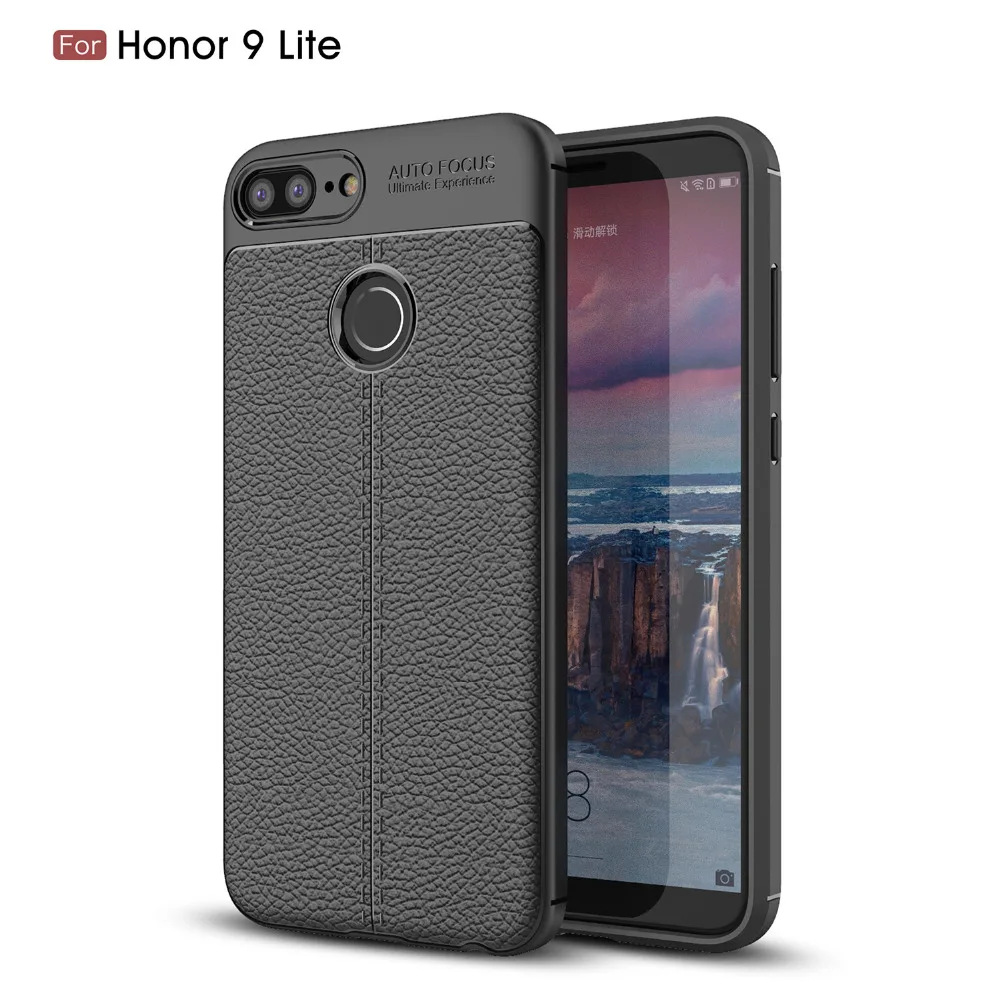 Чехлы на honor 9 lite 7A 7C 10 9 p smart 6A для FundaS чехол на huawei honor 9 lite крышка углерода волокно силиконовый бампер Coque Etui