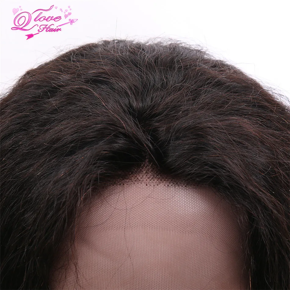 Queen Love Hair кудрявый прямой парик человеческие волосы кружевные парики бразильские
