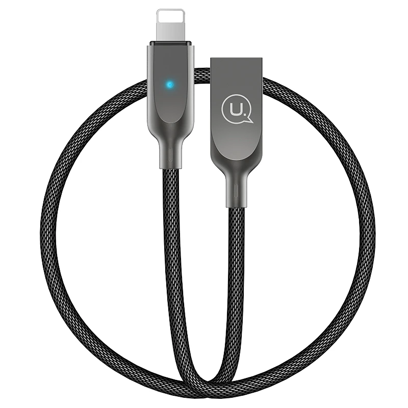 Умный usb кабель для быстрой зарядки и синхронизации данных 1 2 м iPhone X XS MAX XR 6 6S 7 8 Plus 5