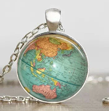 Винтажное ожерелье из фильма Звездные войны цепочка с изображением планеты и