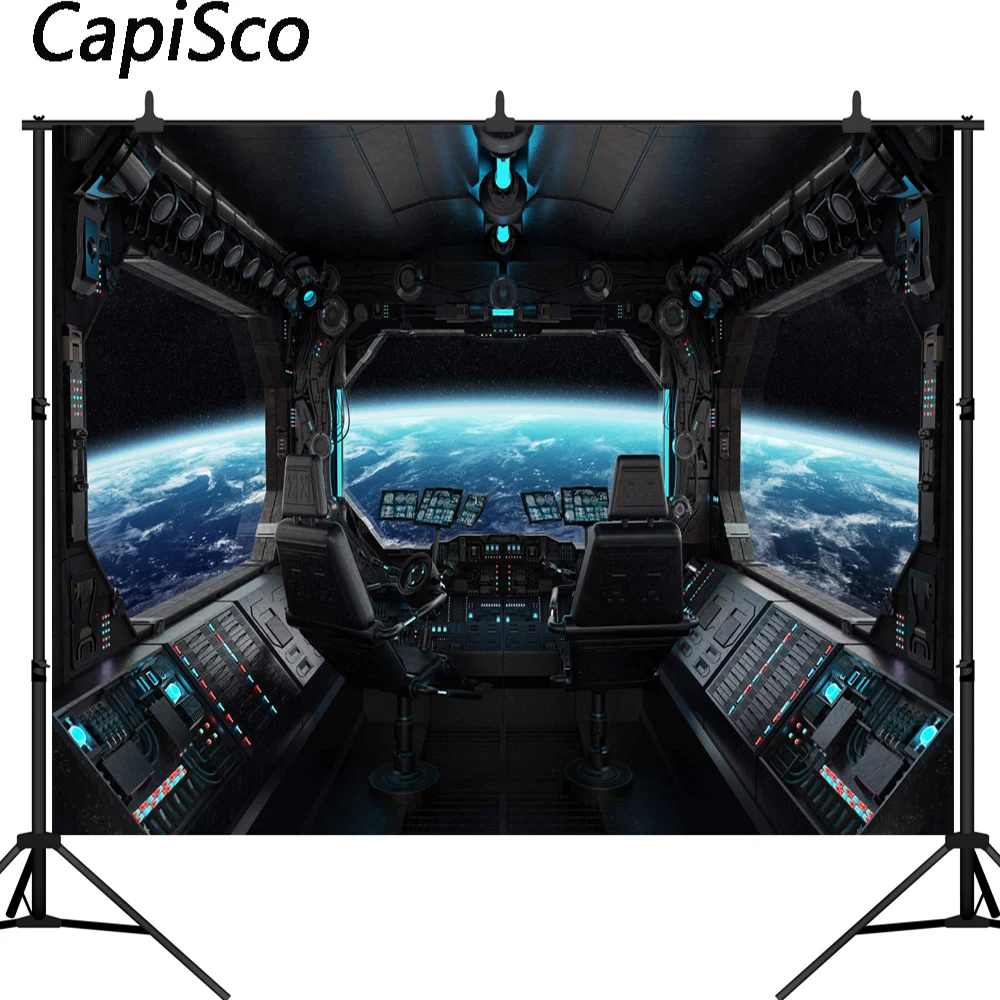Capisco космический корабль интерьер фон футуристическая научная фантастика