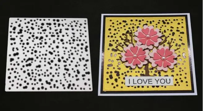 8x8cm YINISE 1645 конфеты посылка металлический трафарет для трафареты для скрапбукинга DIY открытки в альбом украшения тиснение Складная матрица сократить отрубов - Цвет: 8x8cm