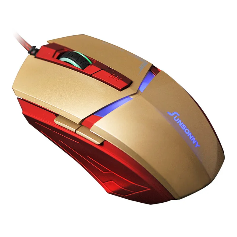 Professional Wired Gaming Mouse 6 Buttons LED 1600DPI USB Optical Gamer Mice for PC Desktop Laptop | Компьютеры и офис