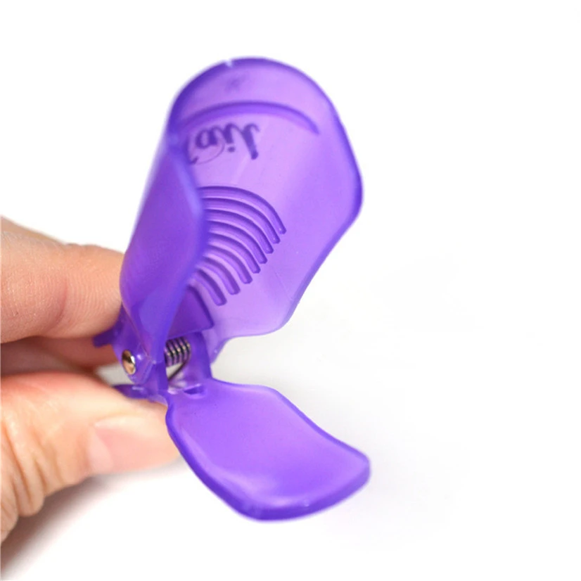 

10pcs/Set Plastics Nail Art UV Gel Polish Remover Wrap Tool Soak Off Cap Clip Caps For Nail Art Non-slip Design Nail Remover