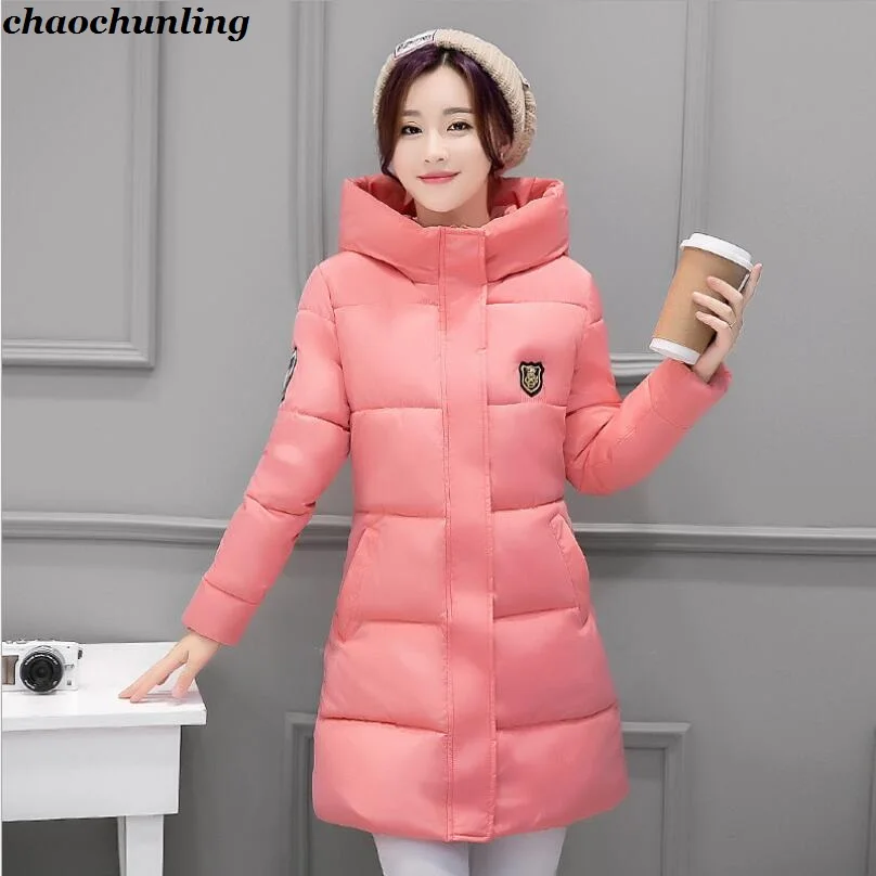 2019 новый зимний пуховик со шляпой Корейская женская мода женские теплые куртки 7