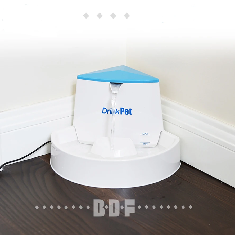 2.5л прямоугольный питательный кормушка для собак питья кошек место